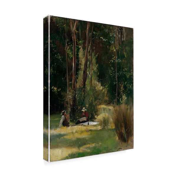 Tom Roberts 'A Sunday Afternoon' Canvas Art,35x47